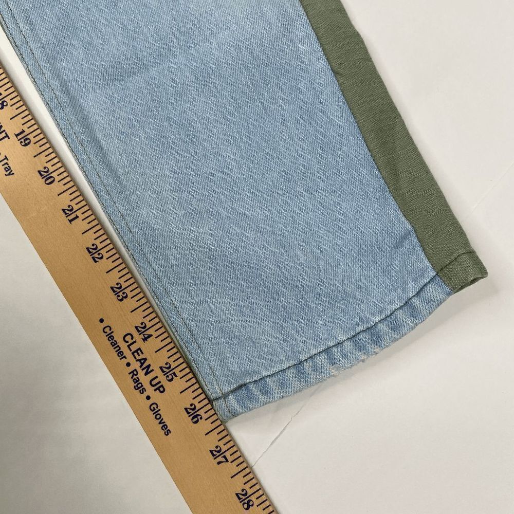 Frame Rigid Denim Le Beau Cargo Mix Pants Women's Canterbury Size 26 - Picture 10 of 11